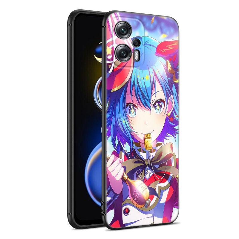 Игровой проект Sekai черный силиконовый чехол для телефона Xiaomi POCO X3 X4 NFC F5 M3 M4 M6 X5 X6 Pro F3 F4 GT 5G C55 C65 M5