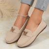 2025 Spring and Autumn Solid Women Flat Loafers New Fashionable Round Toe Low Heel Casual Large Size Women Flat Shoes for Women