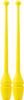 SASAKI Junior Rhythmic Gymnastics Rubber Club Joint Bright Yellow MJ38H (with Holes), (BRY),