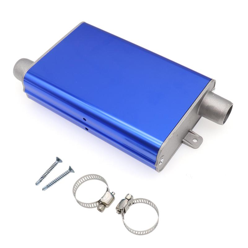 24 мм автомобильный воздушный дизельный стояночный обогреватель, глушитель, глушитель с зажимами, алюминий для Eberspacher Diesel, стояночный обогреватель