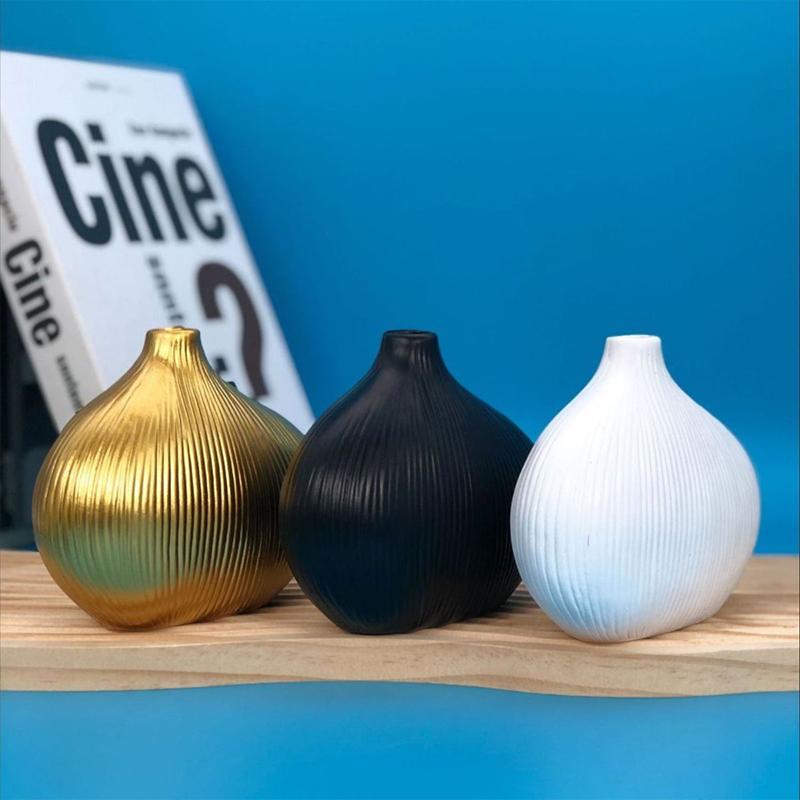 Ручная работа однотонный декоративный держатель для цветов ваза настольная смола книжная полка ремесла орнамент украшение для дома