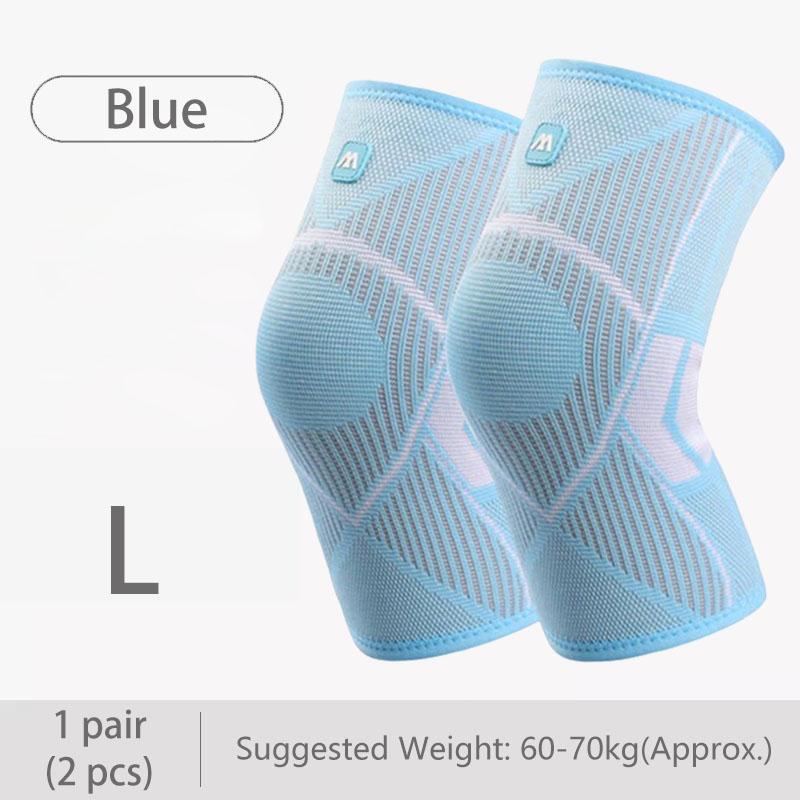 2 шт. Наколенники для женщин для спортзала, бега, спорта, синий, розовый, красивая защитная экипировка, профилактика, смягчение травм колена