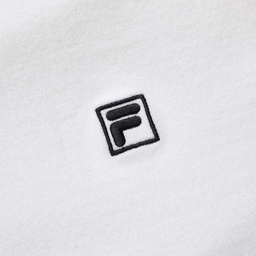 Fila Приталенная куртка с длинным рукавом, воротником-стойкой и застежкой-молнией, мужская, нефритово-белая, A11M215407F-WT