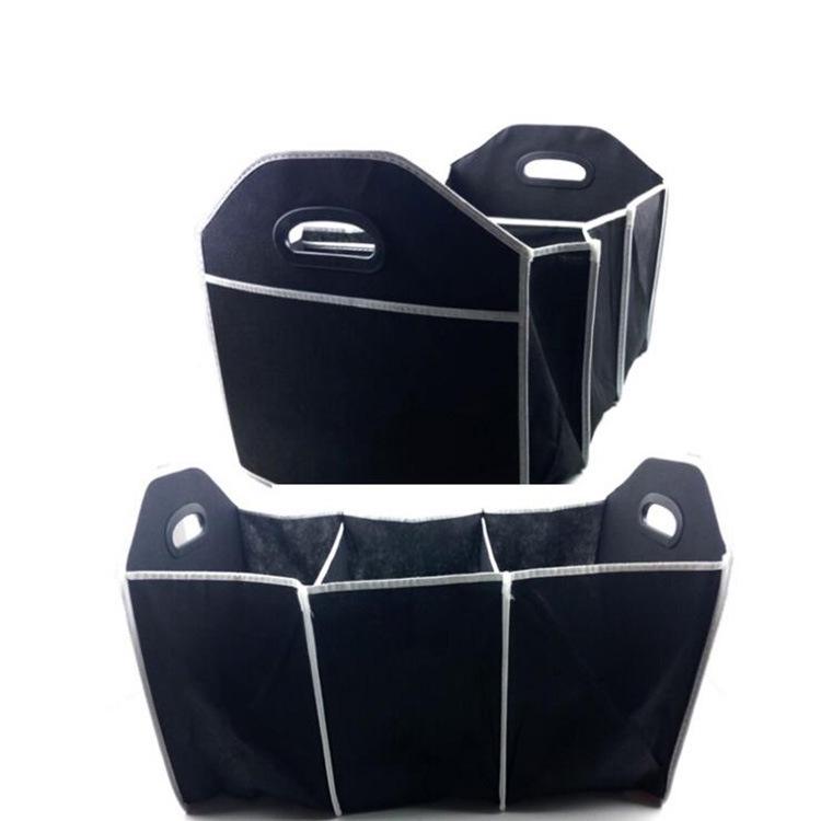 Многофункциональный складной ящик для хранения и органайзер в багажник автомобиля