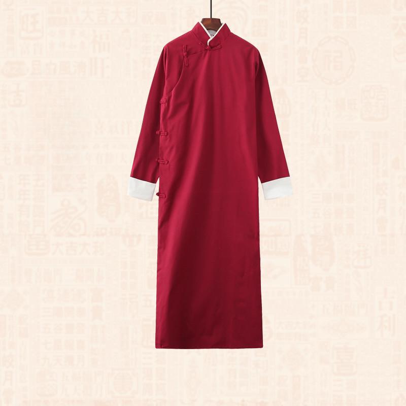 Мужской тренчкот весна-осень длинная куртка кунг-фу пальто винтажный китайский стиль длинный халат детский взрослый костюмы Cross Talk