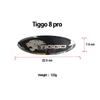 Chery Tiggo 8 Pro/8 Pro Max черный значок наклейки с логотипом эмблема Stylin аксессуары для переднего капота из углеродного волокна 2022