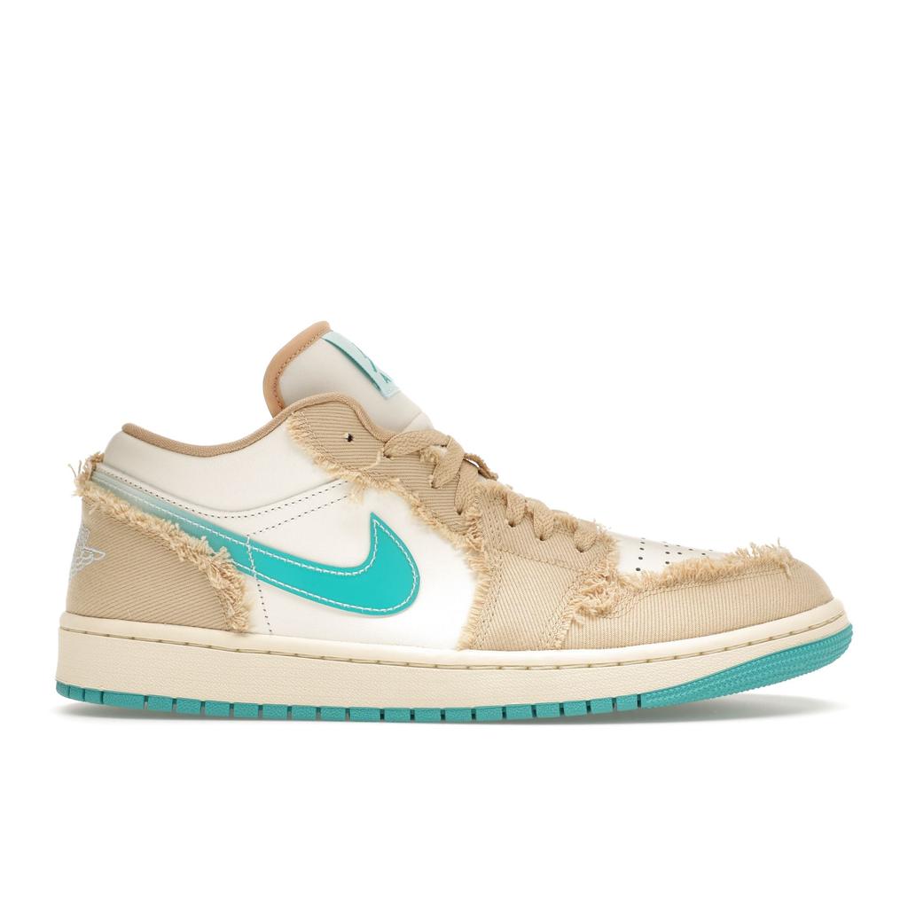 Женские кроссовки Air Jordan 1 Low SE Wave Tan Sesame Glacier-Blue HF4983-252