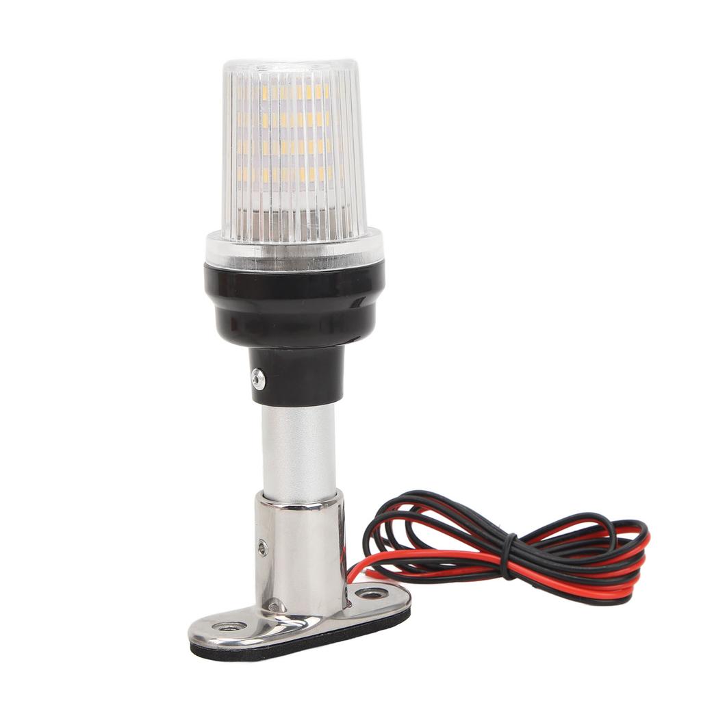 6in LED Boat Stern Light 360 Degree All Around 316 Stainless Steel Navigation Anchor Light for Marine Boat Yacht