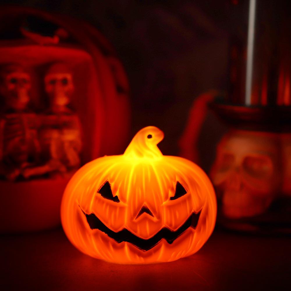 ABS Pumpkin Lamp Horror Props Candle Lamp New Ghost Festival Decoration  Party Supplies