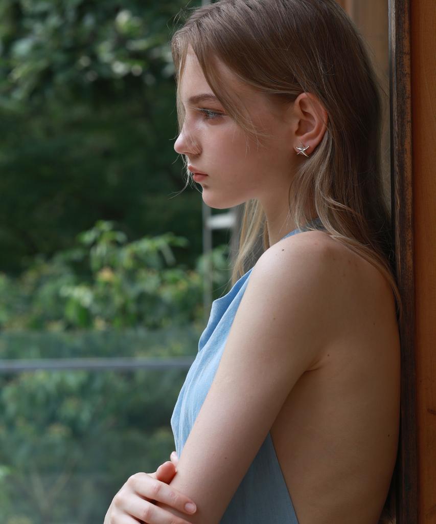 Серьга «Мурлыканье оленя» 10
