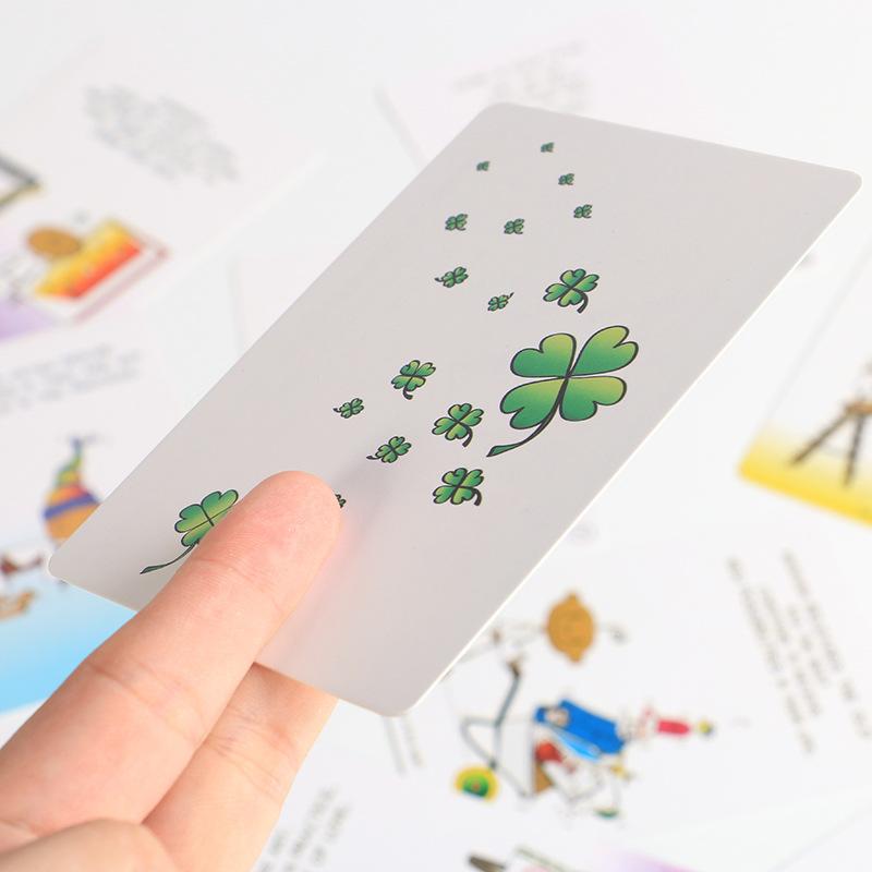 The Little Yogi Happy Notes Oracle A 40 Cards Fate Divination Deck Card Game Fortune Telling Game For Family Party Board Game