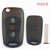 Складной чехол для автомобильного ключа Flip Shell для Hyundai Elantra VERNA IX30/35/Sonata ACCENT TUCSON Avante Solaris для Kia Sportage K5 Soul Rio picanto