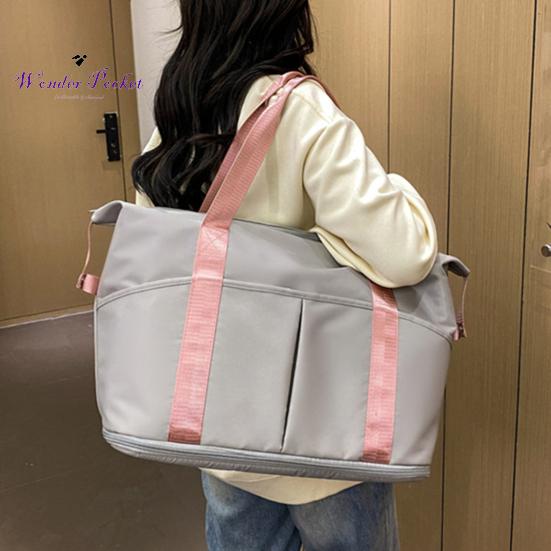 Сумка для спортзала большой вместимости с застежкой-молнией Многоразовая сумка для йоги и фитнеса Водонепроницаемая спортивная сумка для занятий спортом на открытом воздухе с плечевым ремнем Портативная одежда для секса для взрослых