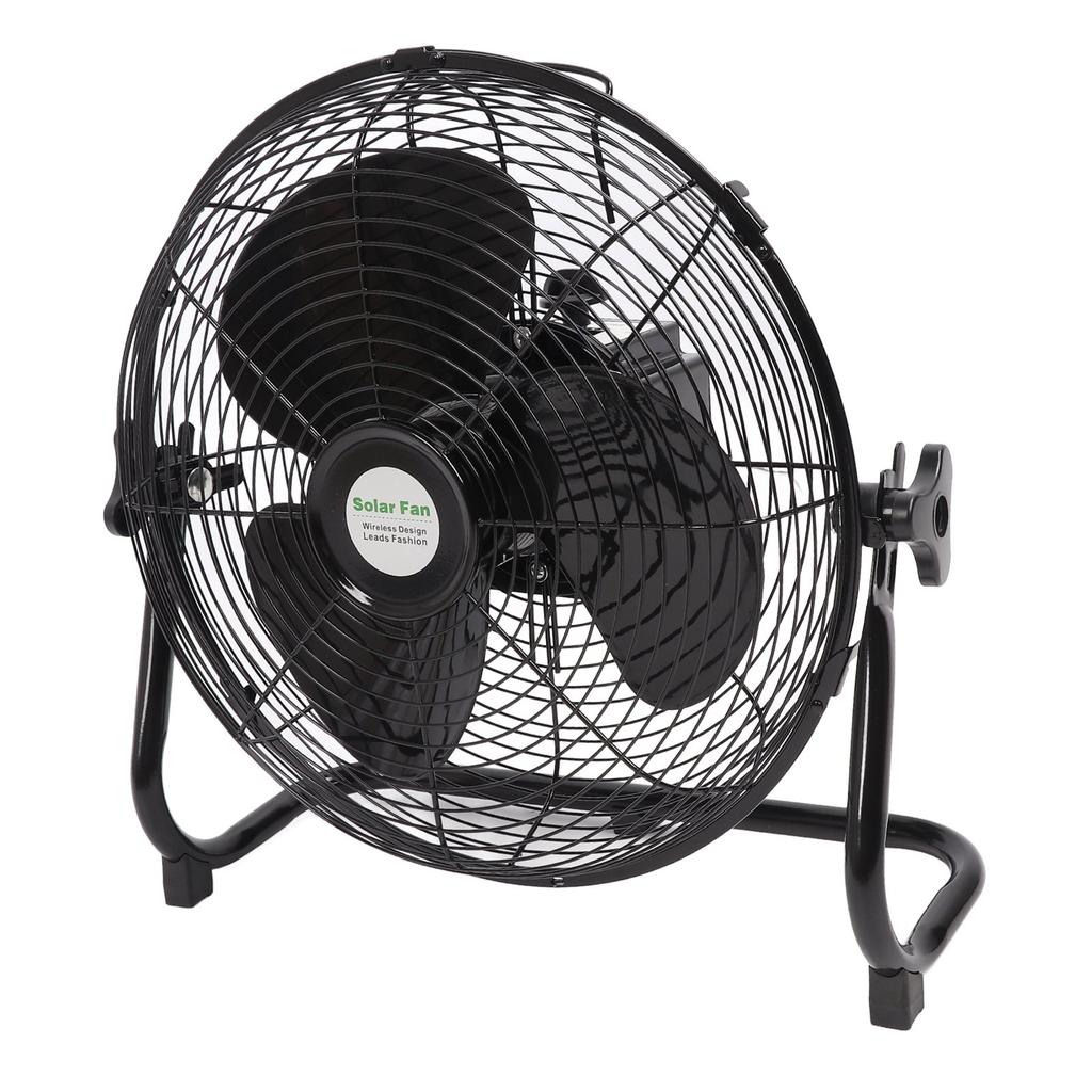 Battery Operated Solar Fan 10000mah 3 Speed Quiet Dual Use Portable Fan for Home Camping