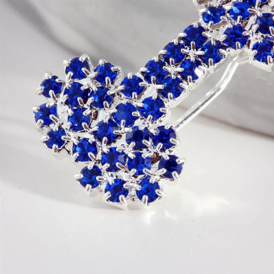 Заколки для волос для щенков, инкрустированные стразами, головной убор для домашних животных, медная модная заколка для волос с костью для домашних животных