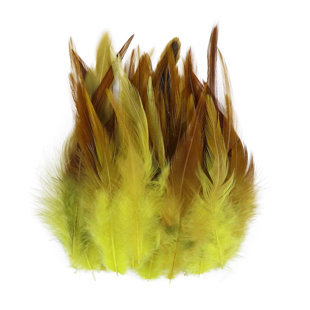 Натуральные куриные перья 10-15см Мягкие петушиные перья для шитья Карнавальные свадебные поделки Украшение для платья одежды
