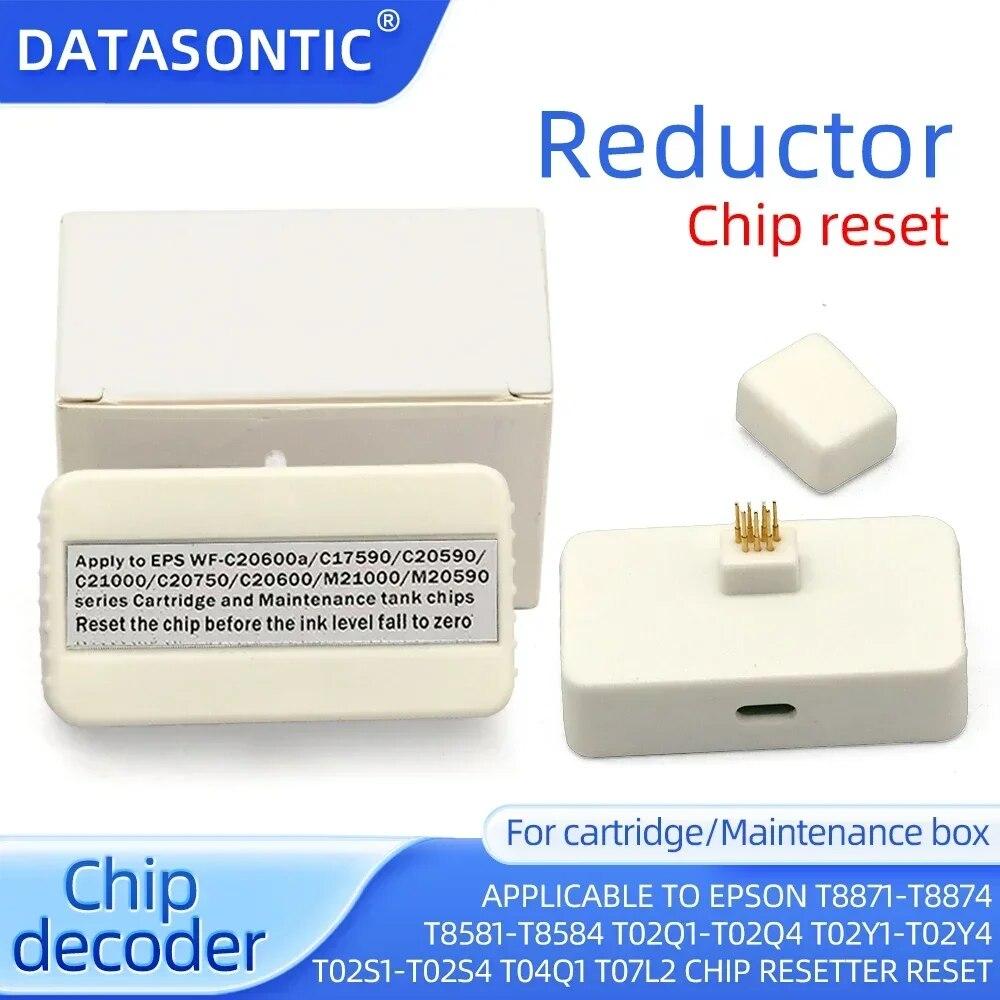 Чип-декодер T6713 для Epson C20750a C20600a M20590a C17590a C21000a C20750 C20590a, коробка для обслуживания чернил, встроенный декодер
