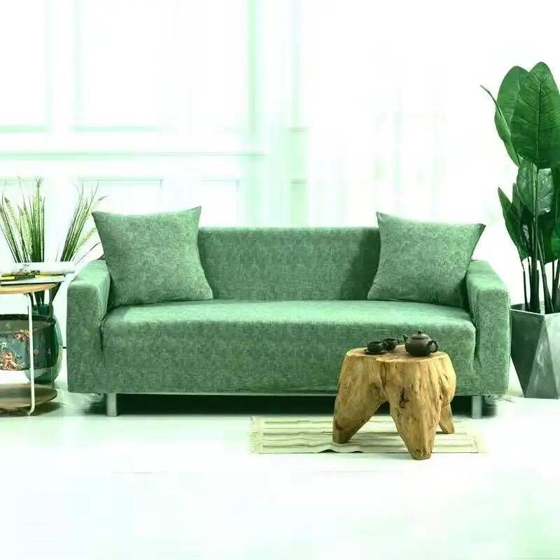 Эластичный чехол для дивана для гостиной, высокоэластичный универсальный секционный чехол для дивана, одноцветные чехлы для дивана, универсальные