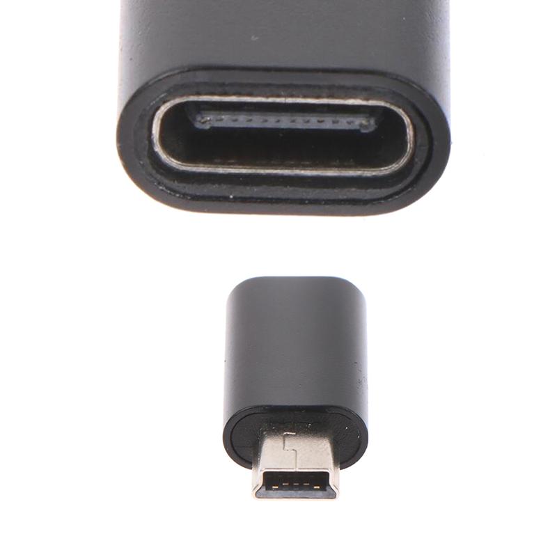 Мини-5-контактный USB-адаптер B "папа" к разъему USB типа C "мама" для передачи данных