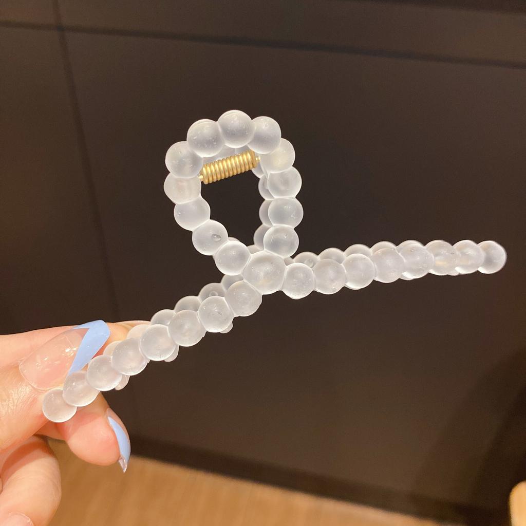 Матовые большие когти для волос, акриловые прозрачные заколки для волос, заколки в виде крабов, заколки для волос, головные уборы для женщин и девочек, корейские аксессуары для волос