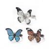 Vintage Realistic Butterfly Ring Shiny Opening Ring Stackable Dreamlike Butterfly Ring  Decoration