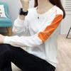 New Spring and Autumn Fashion Trend Korean Version Loose and Versatile Color Matching Foreigner Thin Women's Long Sleeve Sweater