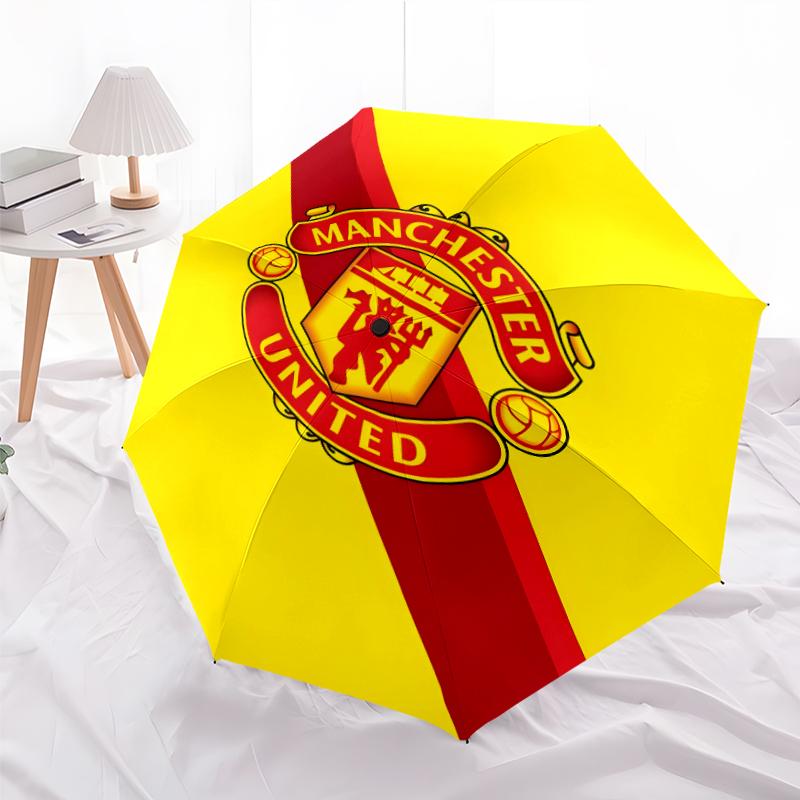 1pc M-manchester Umbrella, Sun Protection, And UV Shielding. It Has Eight Sturdy Ribs for Outdoor Use And Perfect As a Holiday Gift