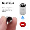 4Pcs/Set Metal Car Wheel Tire Air Valve Core Caps Auto Accessories For Toyota Corolla Chr rav4 prius Yaris Hilux auris avensis CWD1