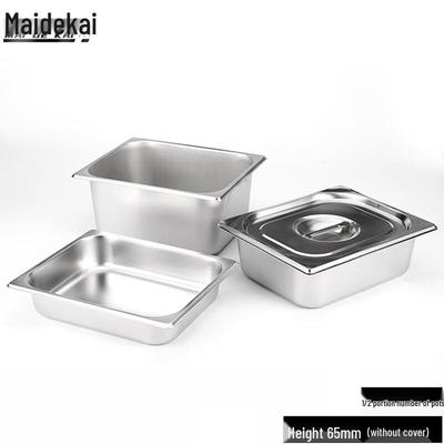 Прямоугольный пищевой лоток Maidekai из нержавеющей стали