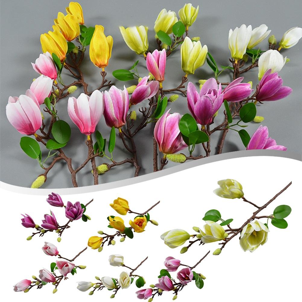 Привлекательный искусственный цветок орхидеи магнолии для украшения дома и офиса.