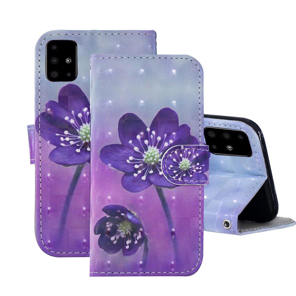 Чехол для Iphone 11 12 Pro X Xs Xr Max 5 5S Se 6 6 S 6s 7 8 Plus, раскладывающийся чехол для телефона с отделением для карт, 3d окрашенный кошелек, кожаный чехол