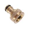 Brass Faucet Standard Adapter Washing Machine Water Gun Quick Connect Fittings 1/2" 3/4" Threaded Nipple Joint Garden Irrigation