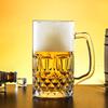 1000 мл Большая Емкость Посуда для Питья Классическая Посуда Бокал для Крафтового Пива Подходит для Бара Термостойкая Чайная Кружка с Ручкой