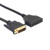Двойной HDMI-совместимый гнездовой адаптер 24+1 штекер к кабелю DVI Двунаправленный провод-конвертер