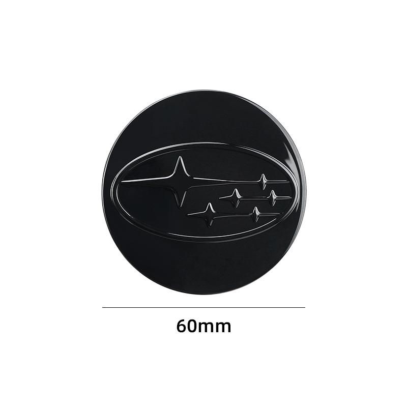 4pcs 60mm Car Wheel Center Hub Cap Badge Emblem Wheel Auto Accessories For SUBARU WRX STI Forester Impreza Legacy Outback BRZ XV ryi3