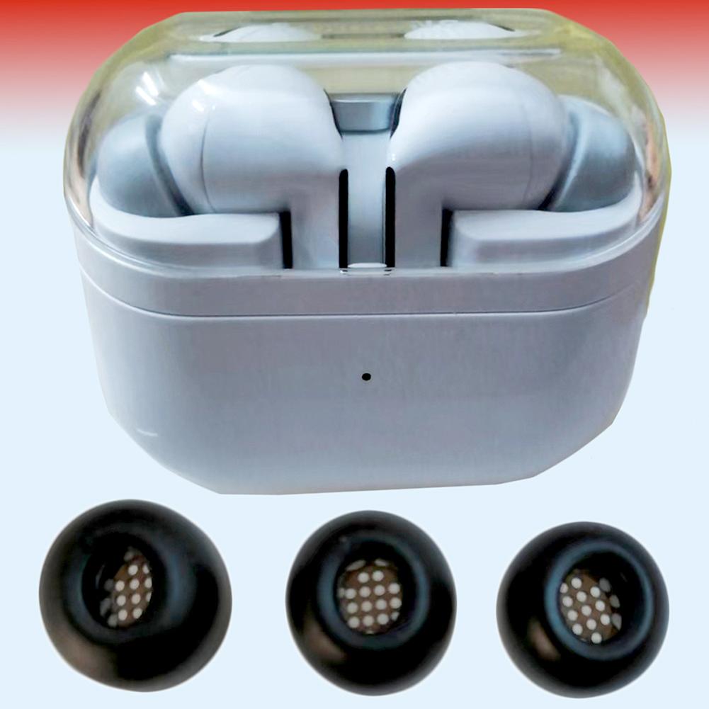 2PCS Memory Foam Ear Tips For Samsung Galaxy Buds 3pro/buds 3 Noise-cancelling Earbud Cap Cover S M L Anti-slip Replace Earplugs