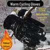 Зимние перчатки для мотоциклистов - унисекс, термозащитное снаряжение для занятий спортом на открытом воздухе