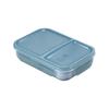 CB Japan Rice Boy Bento Box, 700ml, Antibacterial, Blue, Secure with 4-Point Locking, Double Sealing To Prevent Leaks, DSK