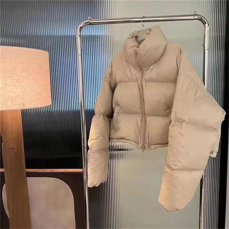 Женские зимние парки Толстые уличные всесезонные женские пуховики Удобные простые короткие теплые пальто