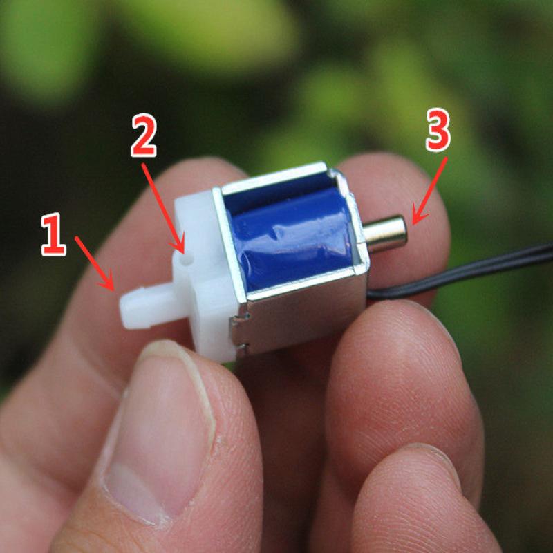 Micro Electric Solenoid Valve DC 3.7V 3 Way Design for Miniature DIY Air Control 1 or 1/5Pcs Set for Model Engineering Uses