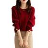Vincent House Long Sleeve Sweater with Gold Buttons On the Perfect for Soft and Gentle Sleeves, Spring, Women's, Versatile,