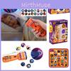 Halloween Flashlight Projector Slide Projection Light Torch Kids Funny Gift