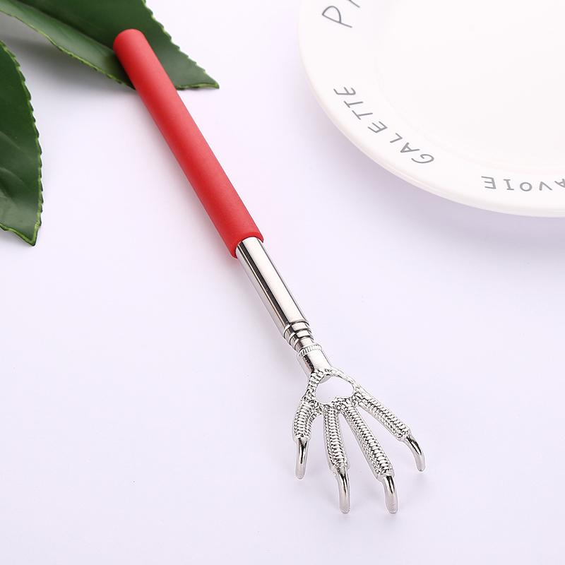 Телескопическая чесалка для спины Eagle Claw, массажер для спины из нержавеющей стали, чесалка для тела