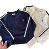 Kids Spring Athletic T Shirt with Side Stripes for Boys and Girls