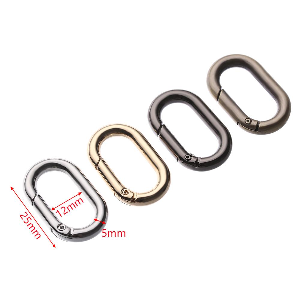 Accessories Camping Hiking Outdoor Carabiner Bag Belt Buckles Spring Oval Rings Handbags Clips