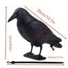 Simulation of Black Crows Driving Birds Pest Control Pigeon Driving Garden Outdoor Decoration Accessories