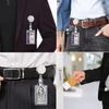 Metal Retractable Key Ring Retractable Key Chain ID Card Badge Holder Badge Reel Clip Lanyard Clip