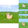 Adorable Glow-in-the-dark Resin Duck Figurine For Creative Decor Accessories