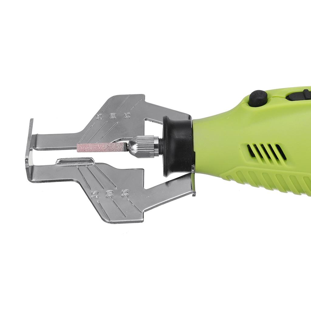 Мини беспроводная электрическая шлифовальная машина 20000 об/мин Набор для заточки цепной пилы Шлифовальная машина Перезаряжаемый инструмент для резьбы, обрезки и полировки 27,3*5 см