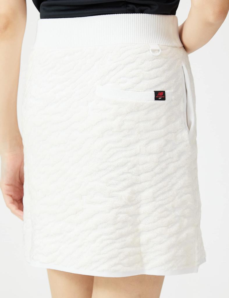 Юбка гольф трикотажная жаккардовая 0 [New Balance] (Зебра/Стрейч) / Женский / 012-2234513 030_Белый [S]